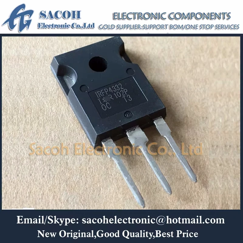 

New Original 5Pcs/Lot IRFP4332 IRFP4332PBF 4332 TO-247 57A 250V Power MOSFET Transistor In Stock