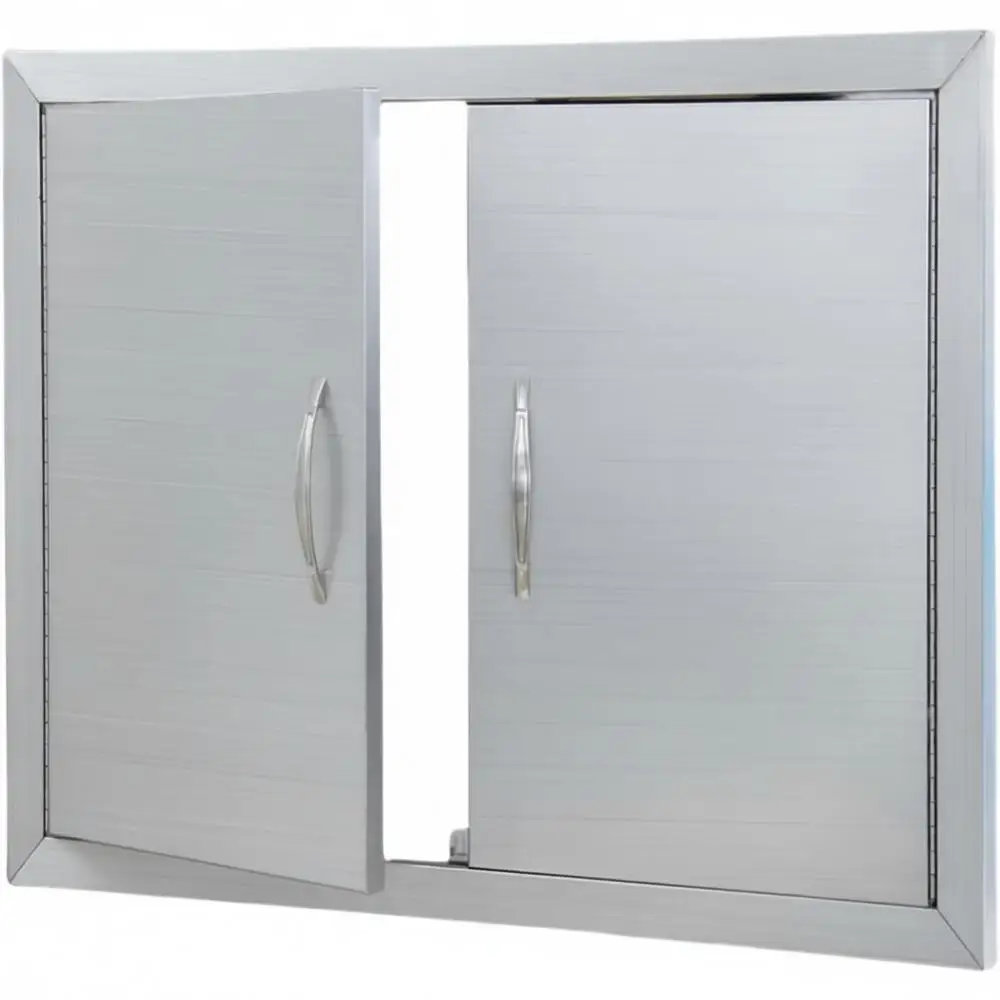 

Stainless Steel Outdoor Kitchen Door, BBQ Access Door, Waterproof, Cusion-Resistant, BBQ Island, Replace, Sink Cabinet