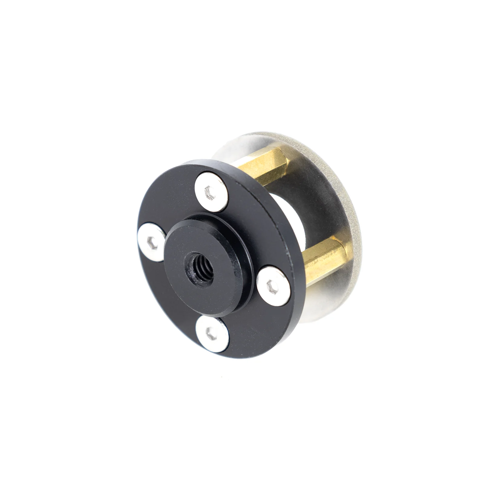 BR-01 Low-Profile Tripod Antenna Adapter Base Heavy Duty Metal Antenna Mount Compatible with PL-259 for Yaesu Icom Kenwood