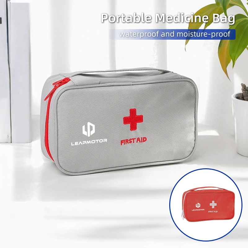 

First Aid Kit Medicine Bag Storage Bag Survival Kit Medicine Box For Leapmotor T03 S01 C11 C01 Leap Motor