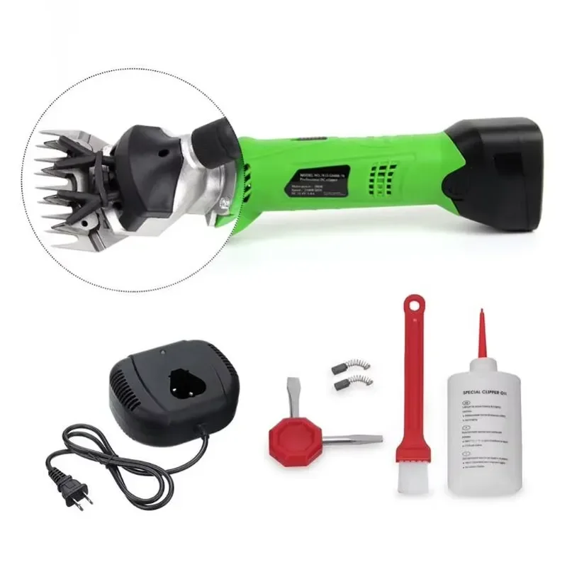 Rechargeable Cordless Sheep Wool Shears Goat Shearing Machine Hair Clipper for Animal Grooming