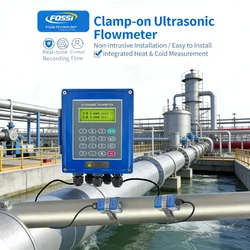 TUF-2000B trasduttore del misuratore di portata dell'acqua a parete TS-2/TM-1-HT sensore di morsetto di stoccaggio SD opzionale misuratore di portata ad ultrasuoni liquido