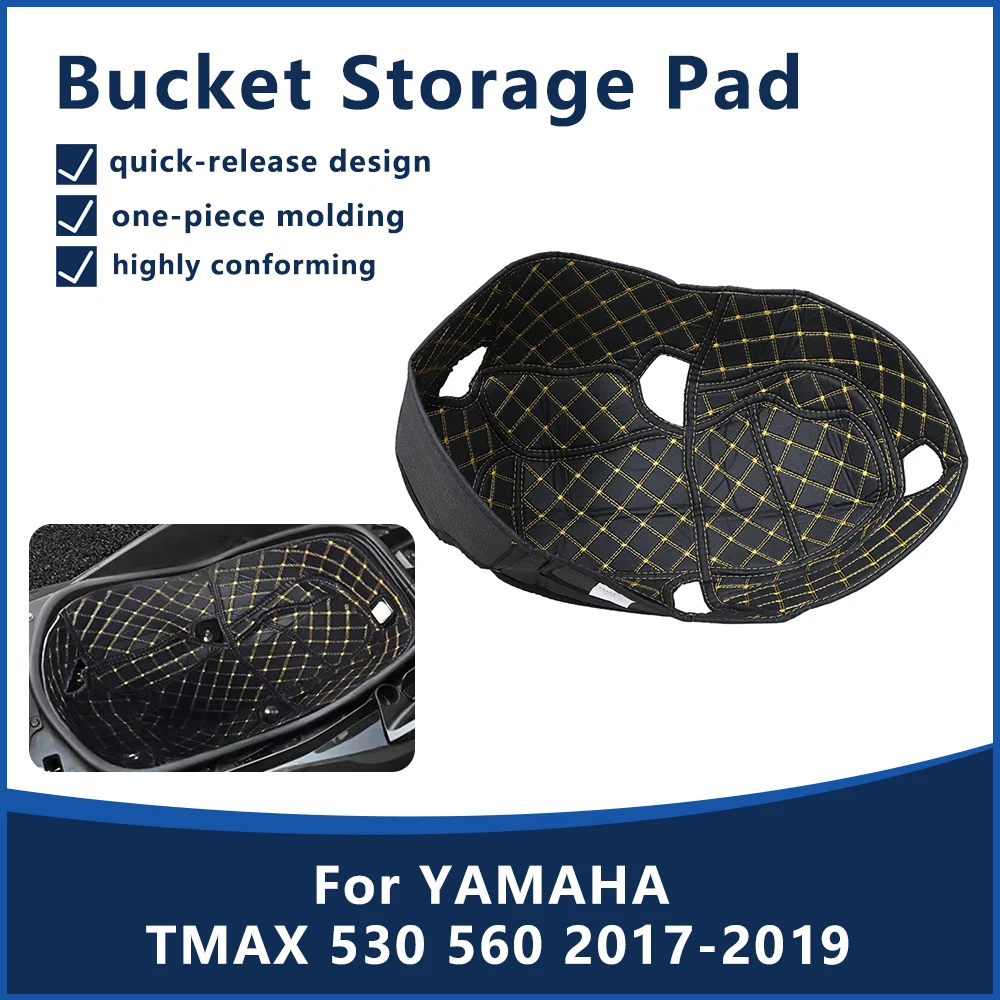 For Yamaha TMAX 530 560 2017-2019 Motorcycle Seat Storage Luggage Trunk Inner Pad Anti-Scratch Box Liner Protector Accessories