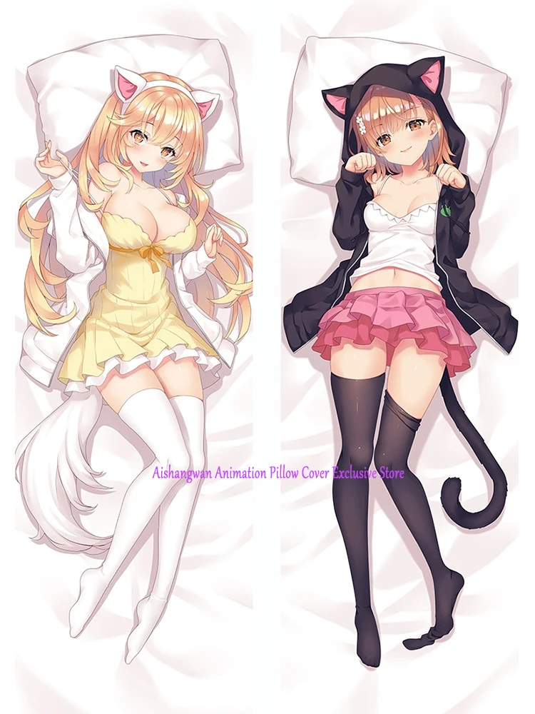 

Dakimakura Anime Pillow Cover Beautiful Girl Double Sided Print 2Way Cushion Bedding Festival Gifts Gifts