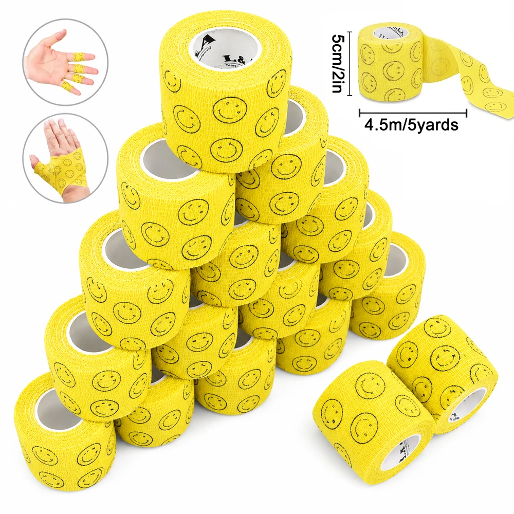 

48/24/20/12/10/6/3pcs Tattoo Grip Tape Bandage Tattoo Bandage Wrap Self-adhesive Elastic Bandage for Tattoo Grip Accessories