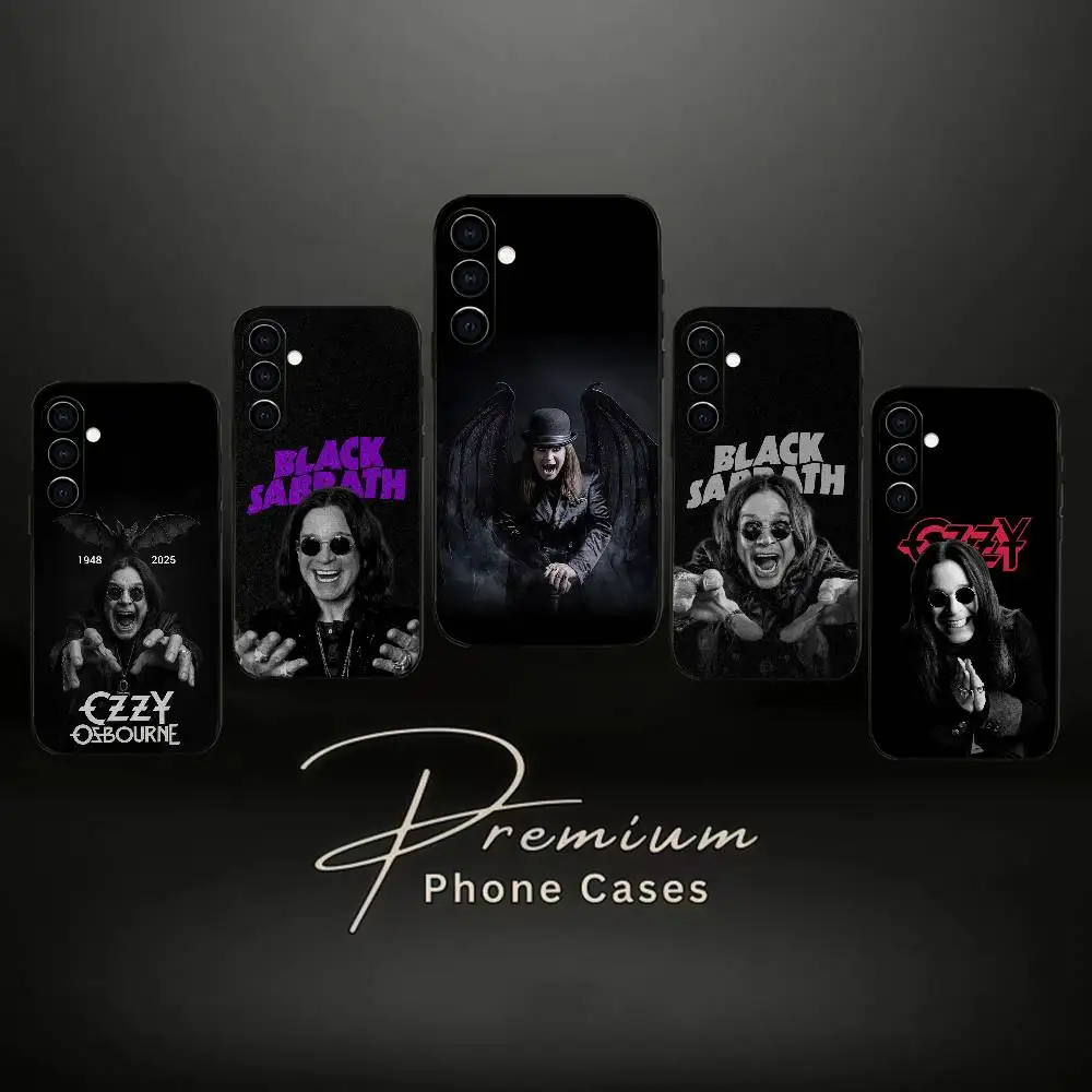 Soft Black O-Ozzy O-Osbourne Phone Case for Samsung Galaxy A73/A72/A71/A70/A53/A52/A51 Compatible with Other Models