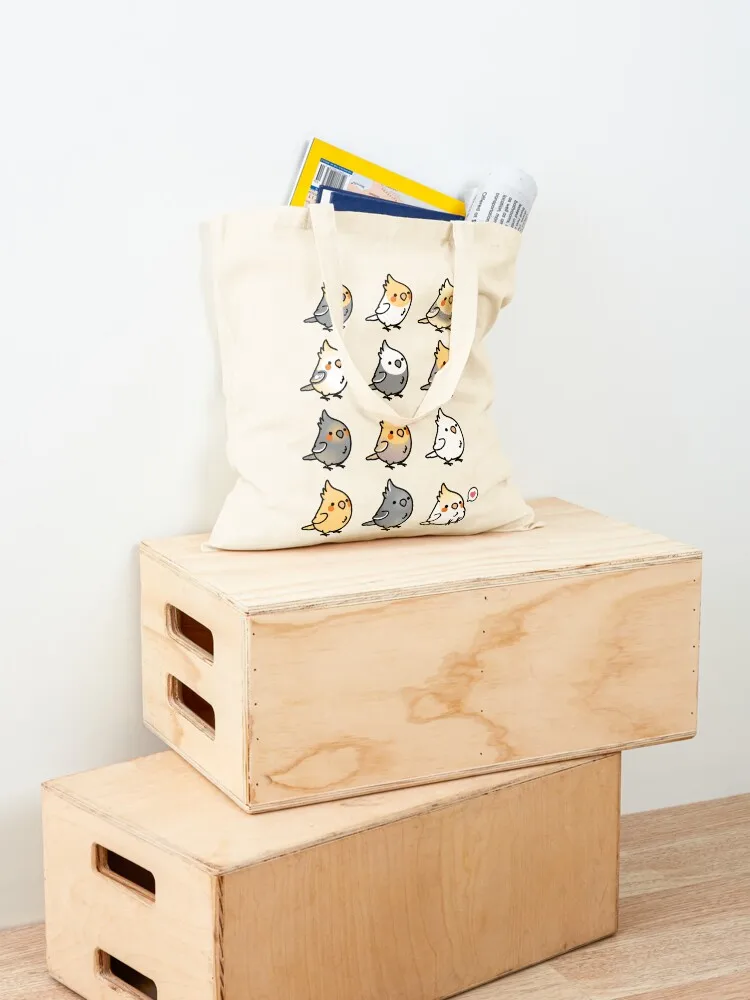 Chubby Cockatiel Collection Tote Bag tote bag woman Shopper bag Women's bags Canvas Tote