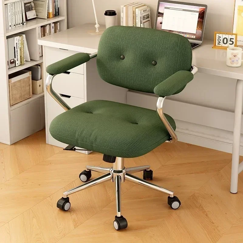 Household Goods Chair Home Comfortable Sedentary Study Office Chair Bedroom Light Luxury Makeup Chair SimpleComputer Chair