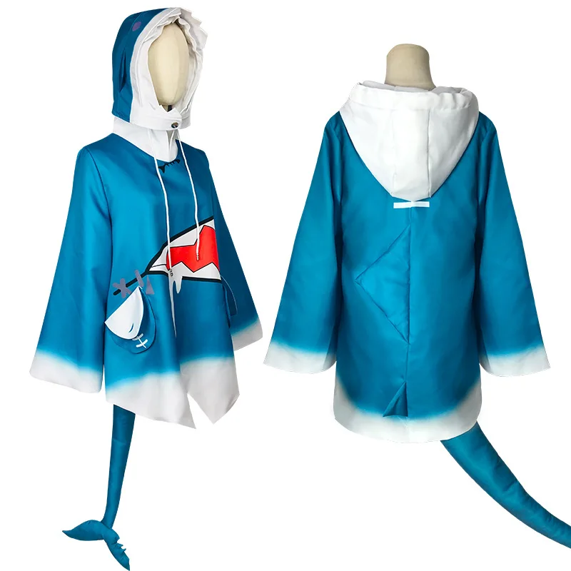 

Hololive Virtual Vtuber Gau Gura Shark Costume, Gura Shark Cosplay Outfit