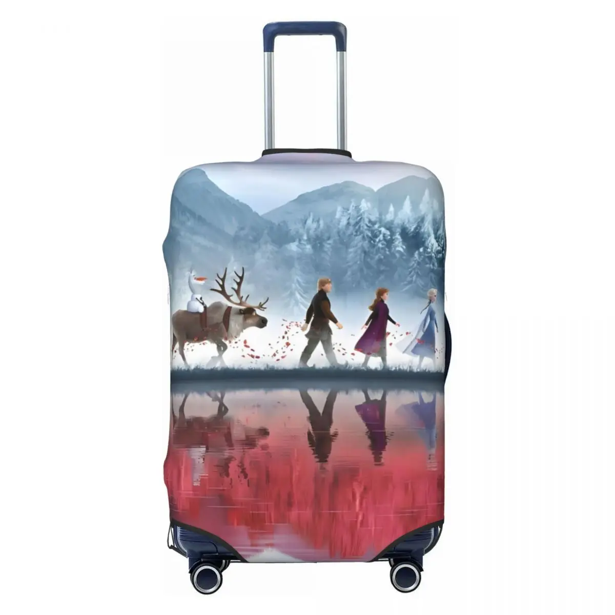 

Custom Frozen Manga Travel Luggage Cover Elastic Suitcase Cover Protector Fit 18-32 Inch