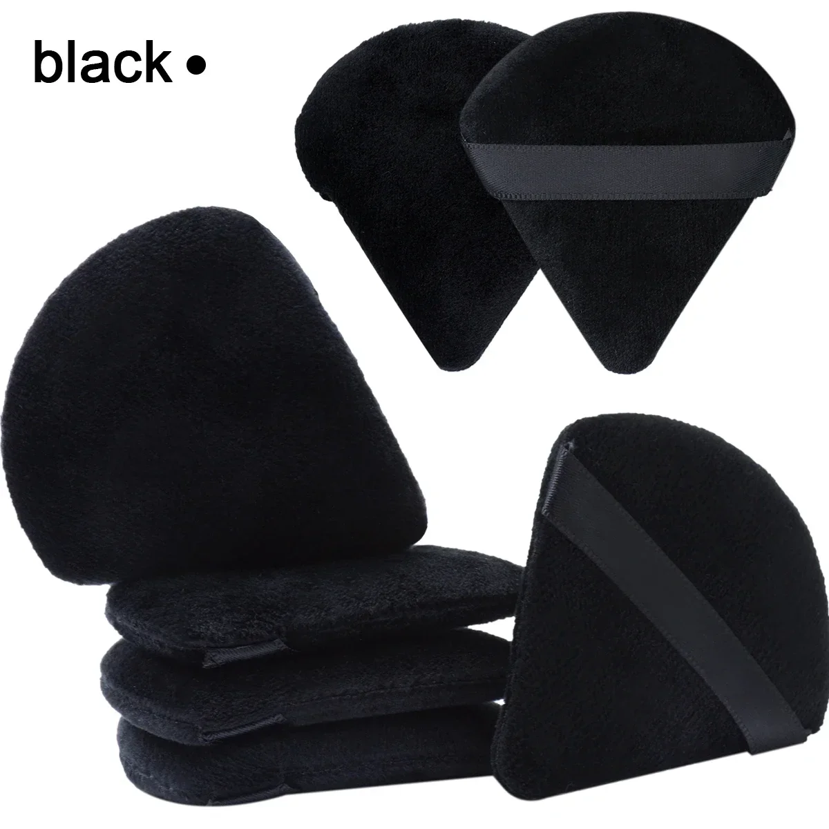 7Pcs Triangle Makeup Powder Puff Soft Velvet Cosmetic Sponges for Contouring Eye Corner Air Cushion Foundation Blender
