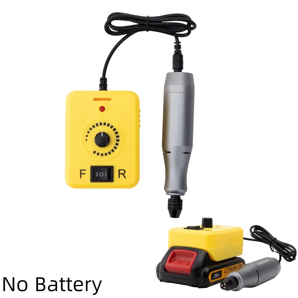 

For DeWalt 20/60V Li-ion Battery Series Portable Mini Grinder Engraver Pen Adapter with Accessories DIY Set（No Battery）