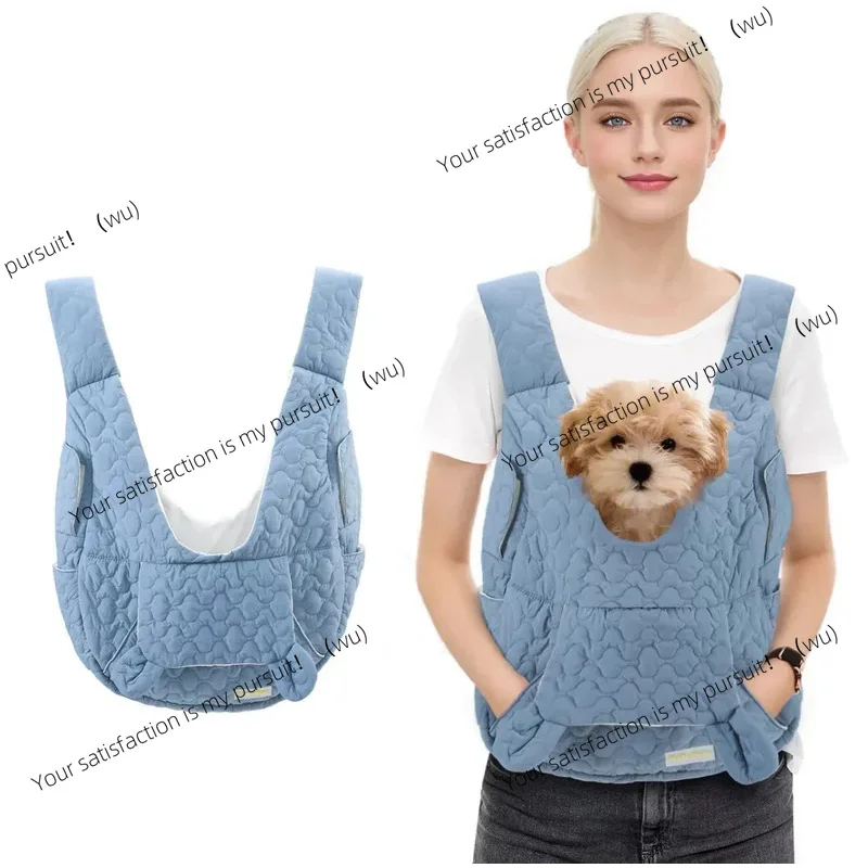 

Pet bag Large capacity chest backpack Dog cat outdoor bag Waterproof and windproof Portable