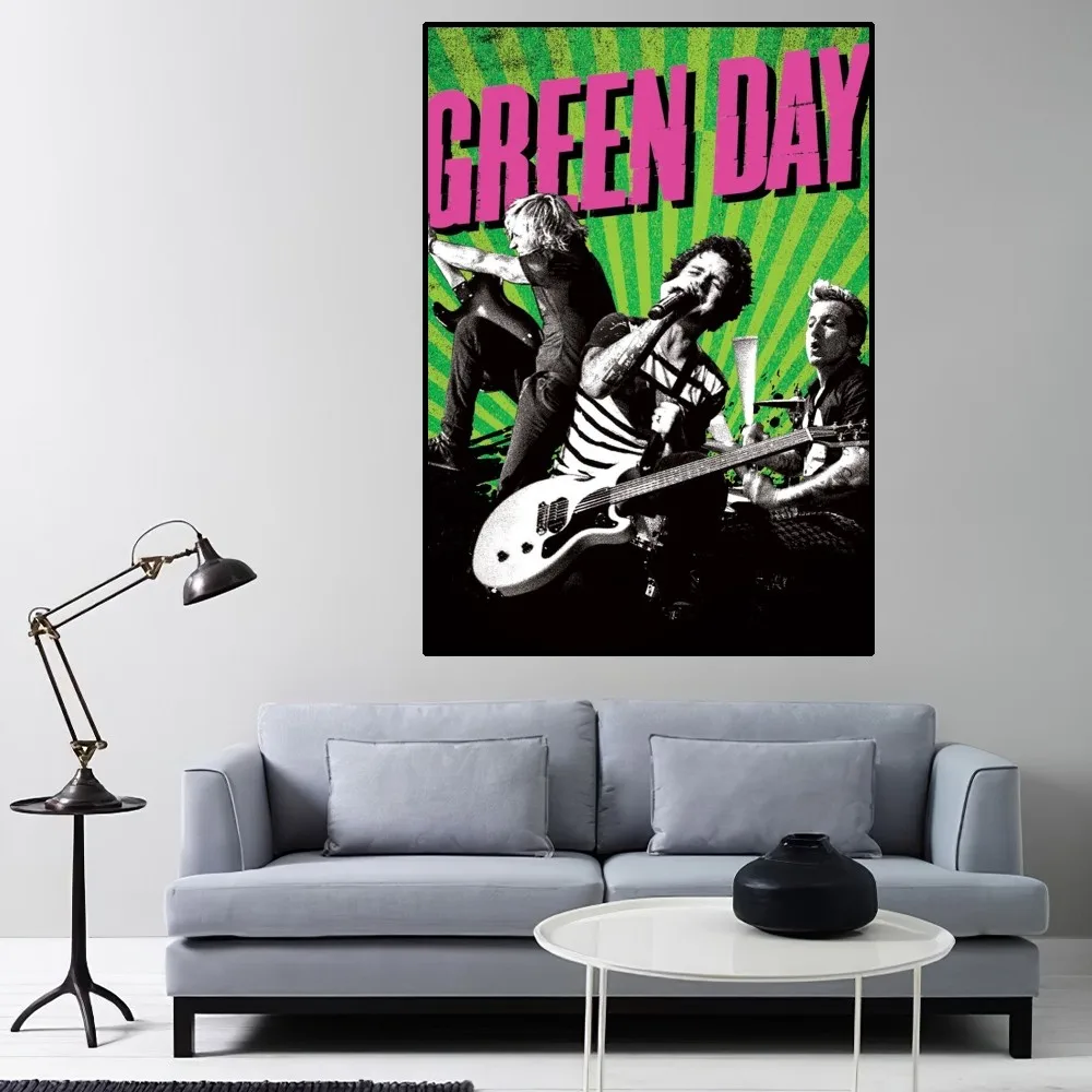 G-Green Day Band Poster Home Room Decor Aesthetic Art Wall Painting Stickers