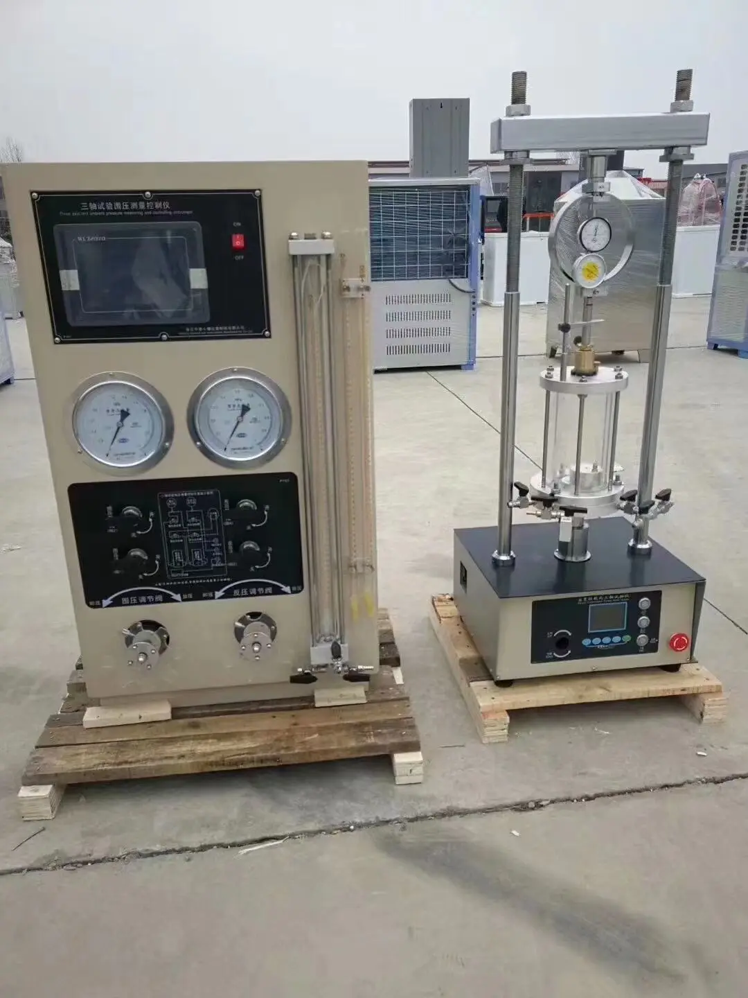 Bench Light duty Universal Shear Strain Controlled Soil Triaxial Test Apparatus