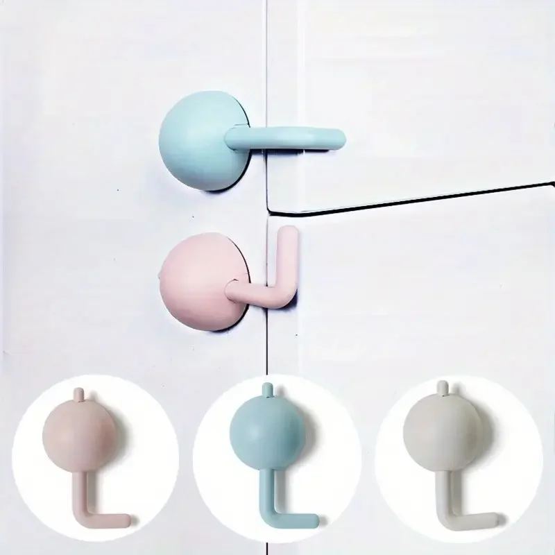 Universal Safety Locks - Multi-Purpose Cabinet & Drawer Latches - Strong Childproof Clasps for Fridge & Furniture