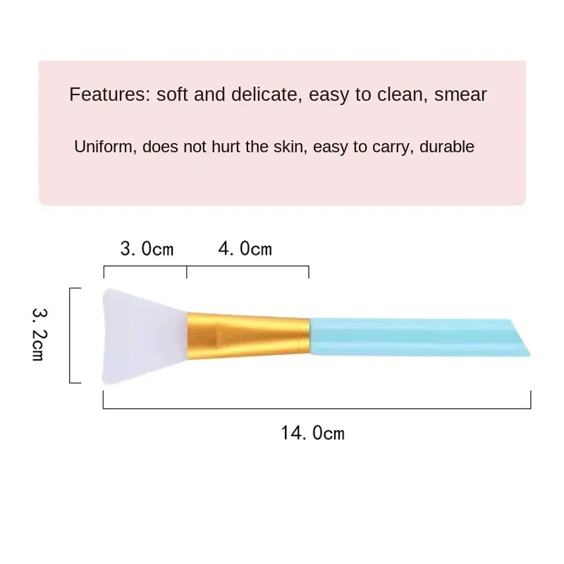 فرشاة قناع المكياج بمقبض خشبي، قناع طين للوجه، فرشاة خلط مستحضرات التجميل الاحترافية، أدوات مكياج للعناية بالبشرة