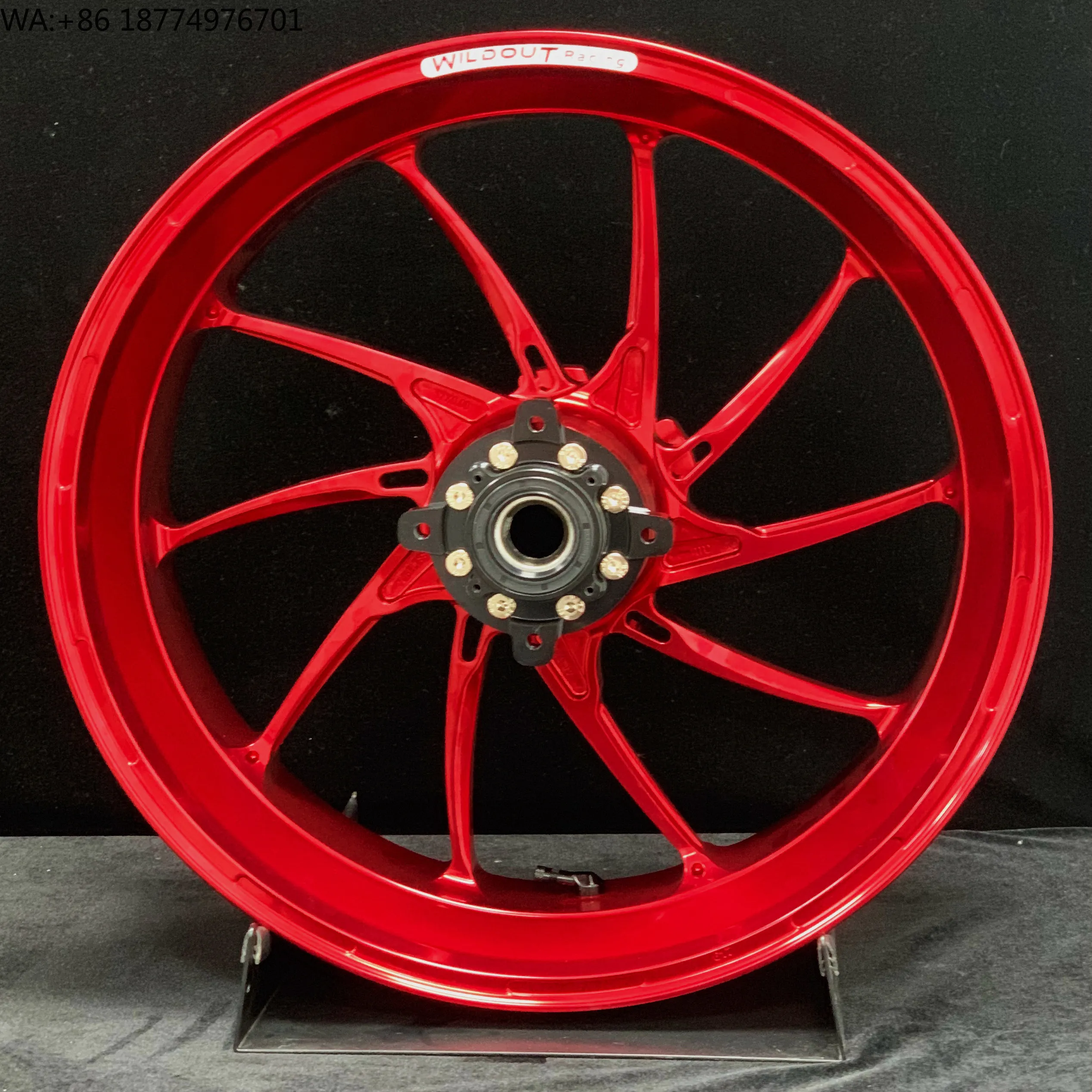 CNC Aluminum Alloy T6  Customized Accept Lightweight Supplier High Quality  Modified  Forged for DUCATI  V4 Wheel Hubs