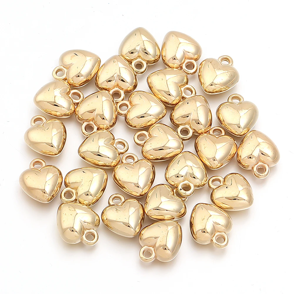 Heart Bead Charm for DIY Jewelry Making