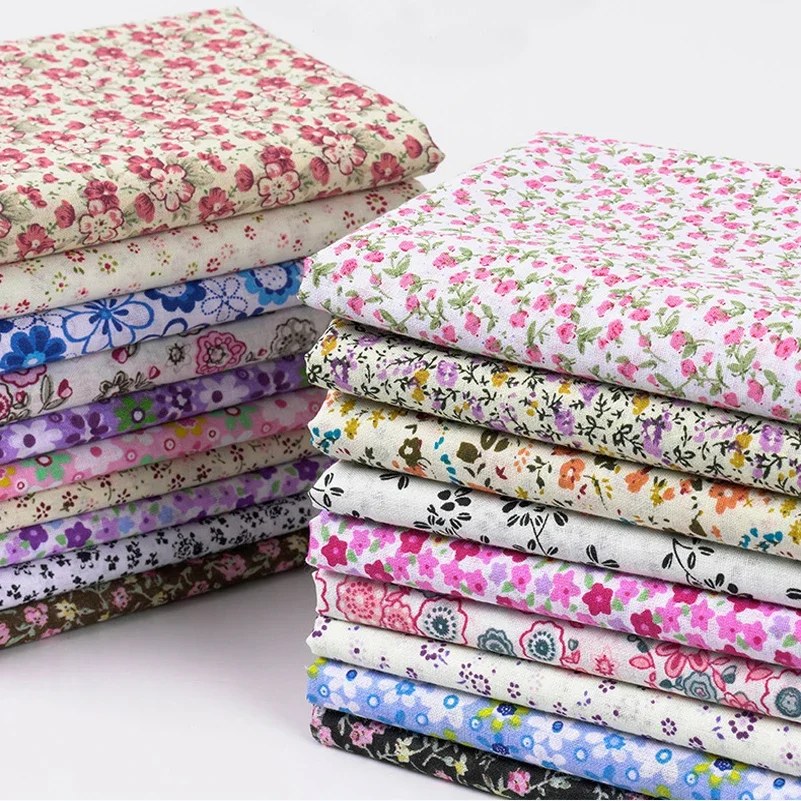 

Beautiful Small Vintage Floral Fabric Cotton Liberty Ditsy floral Printed for Sewing Clothes DIY Handmade By Half Meter