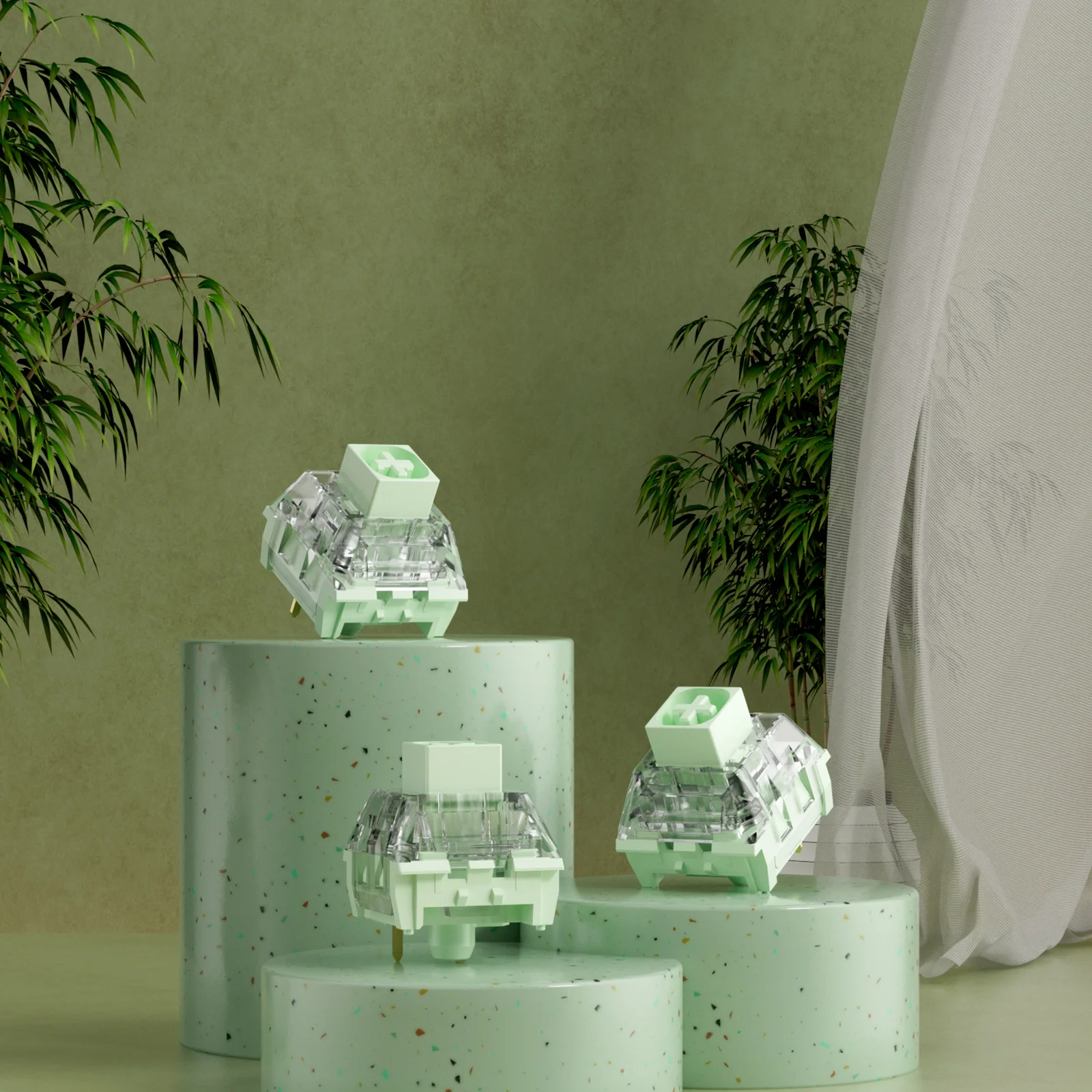 

Kailh Box Jade Pro+ Switches for mx Mechanical Keyboard,3-Pin 55gf/Thick Clicky/Firm Response/RGB/Crisp Sound Switches