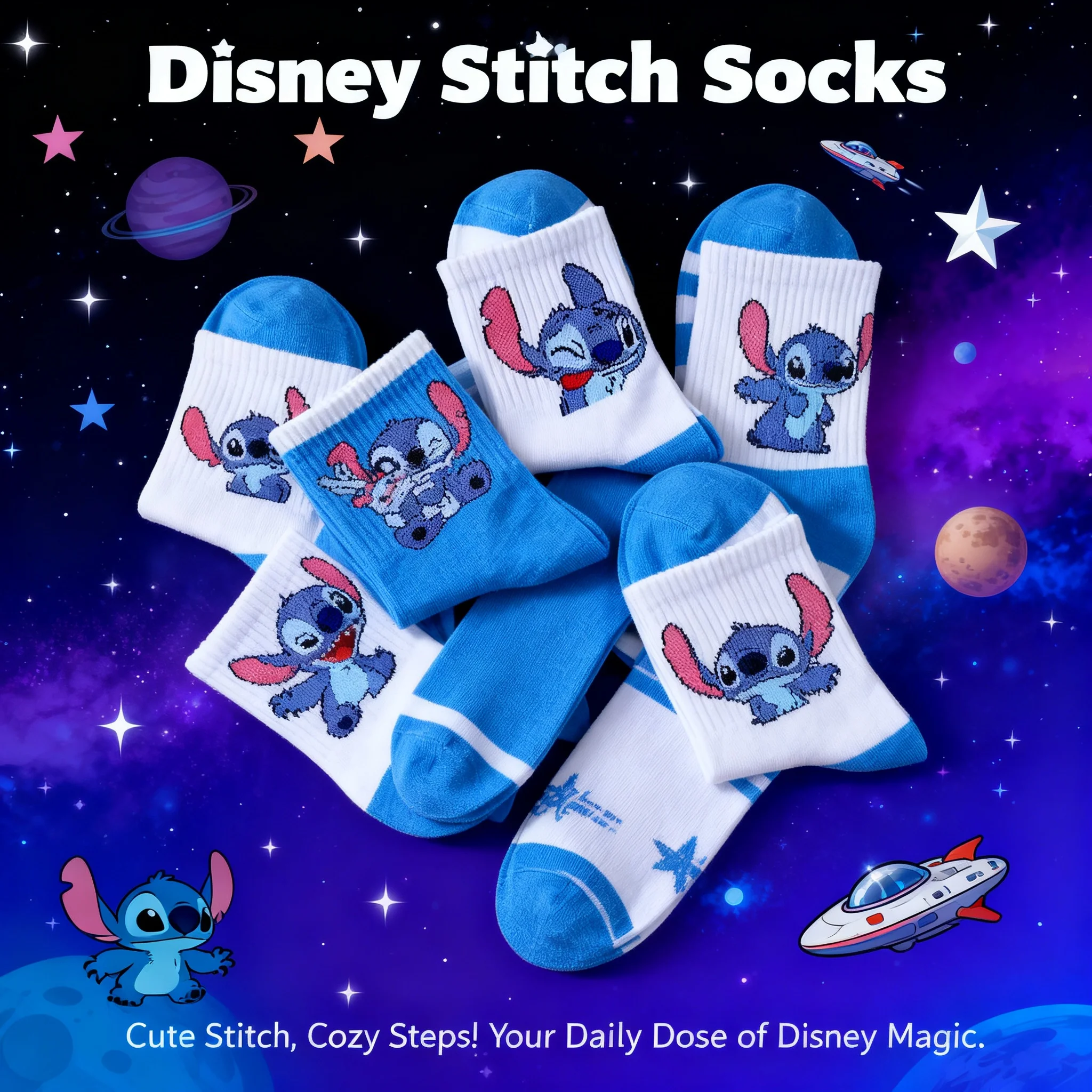 

5 пар женских носков с мультяшным рисунком, средней длины, осенне-зимние, хлопковые, милые аниме-носки, длинные, для студентов, влагоотводящие