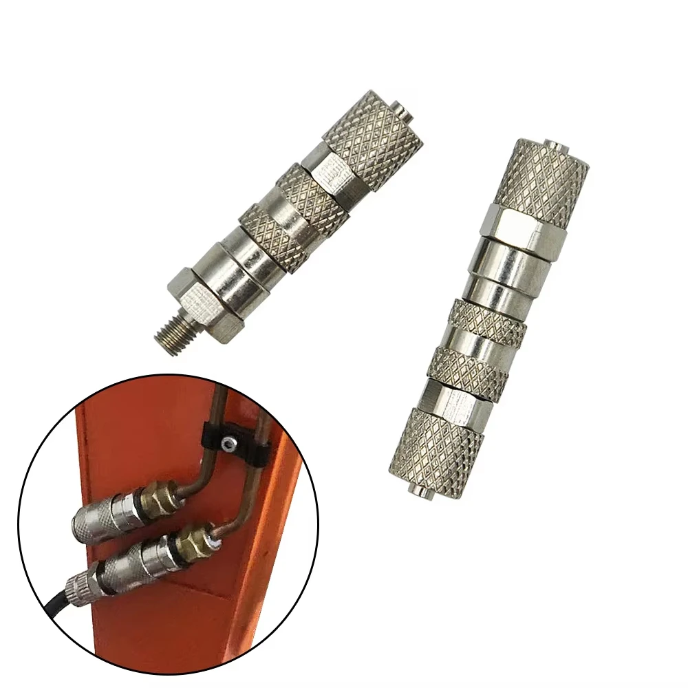 M3 Hydraulic Quick Coupling, 3mm Oil Pipe Connector for 1/14 DIY RC Excavator Tamiya Dumper Truck Hydraulic System Accessories