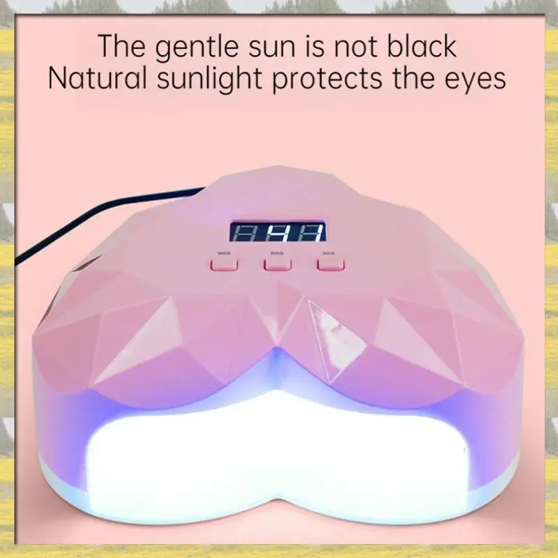 

Hot Sale Baking Lamp Nail Art Phototherapy Machine Quick Drying LED Lighting Dryer Nail Art Tools Nail Polish US Plug