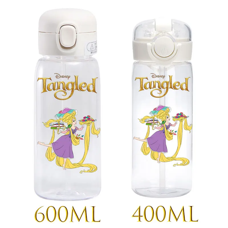رابونزيل 400 مللي/600 مل كوب ماء متشابك بسعة كبيرة مع شفاطة محمولة ومقاومة للسقوط كوب محمول إبريق ماء شفاف