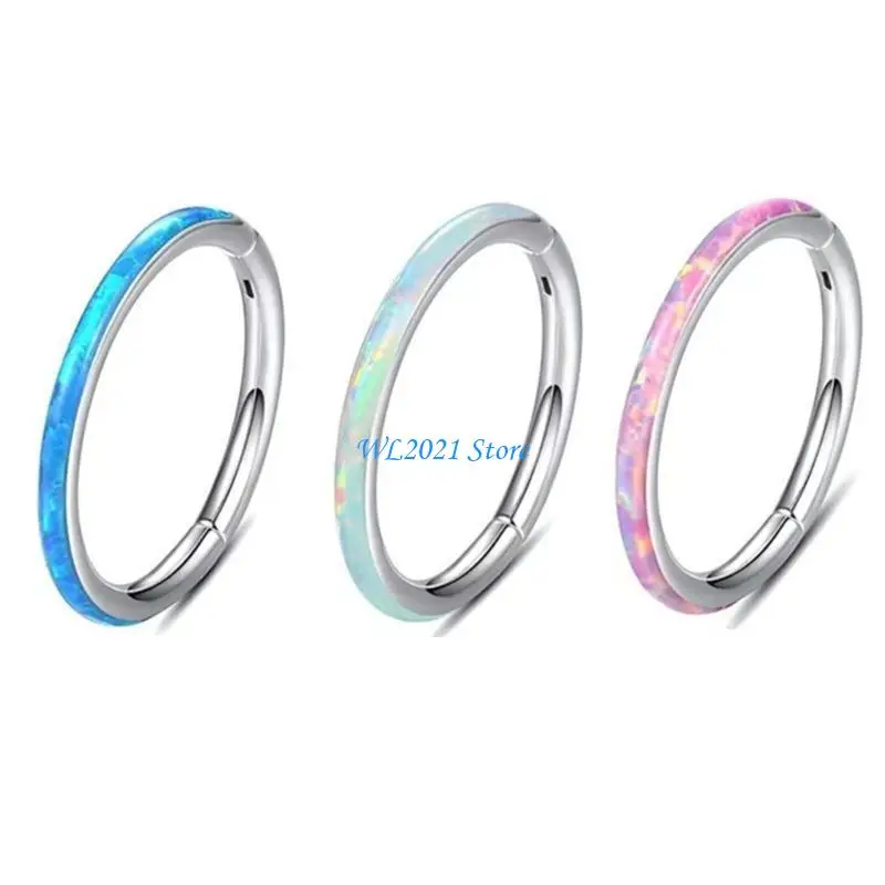 G5GC شخصية مستديرة الشكل الأنف هوب مجوهرات الفولاذ المقاوم للصدأ الأنف مجوهرات فريدة من نوعها #3