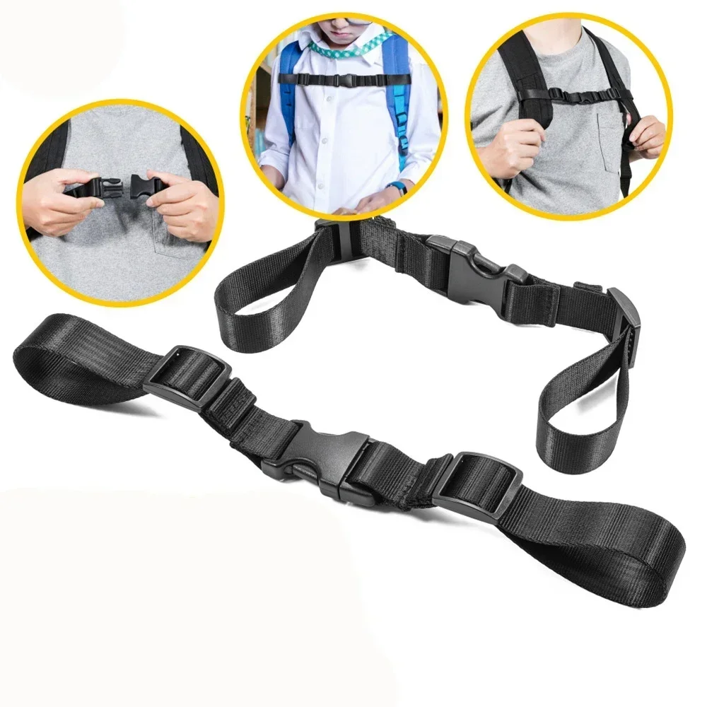 Backpack Chest Bag Strap Harness Adjustable Shoulder Strap For Bag Outdoor Camping Tactical Bags Straps Accessories For Backpack