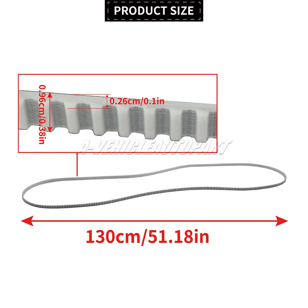 1 قطعة لأودي TT MK1 8N 1999-2006 رودستر مؤقت اشتعال جديد سقف الرياح منحرف الطاقة مسننة حزام أبيض 8N7862997 اكسسوارات السيارات #2