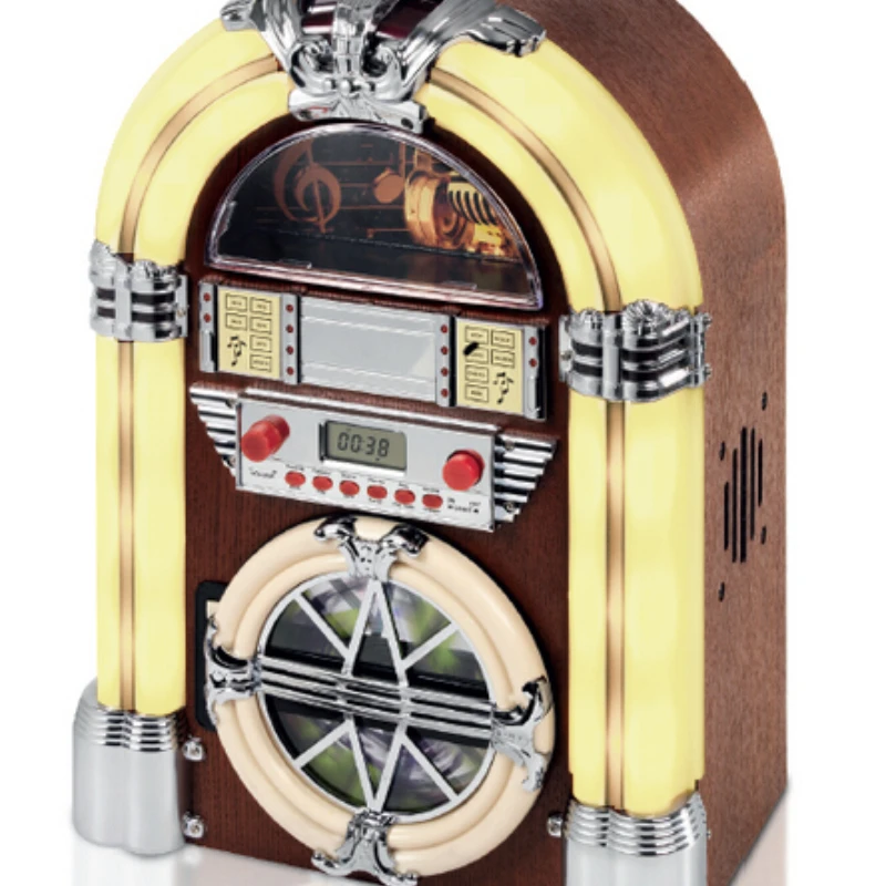 Portable jukebox Retro Table-top Digital CD Player USB Playback Jukebox