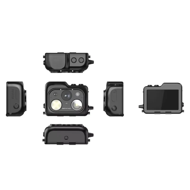 4G Helmet Camera With 2K HD Live Streaming GPS Positioning Waterproof For Construction And Outdoor Work