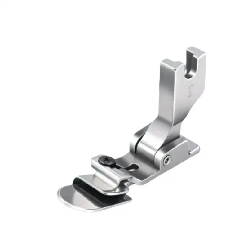 Adjustable No-Iron Hemmer Foot Tool-Free Install Sewing Accessory for Flatbed Sewing Machines Novice Sewing Learners