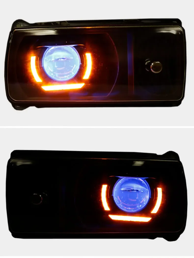 

HID LED Headlight Assembly for Volkswagen VW SANTANA Angel Eye DRL Daytime Running Light Turn Signal with Projector Lens