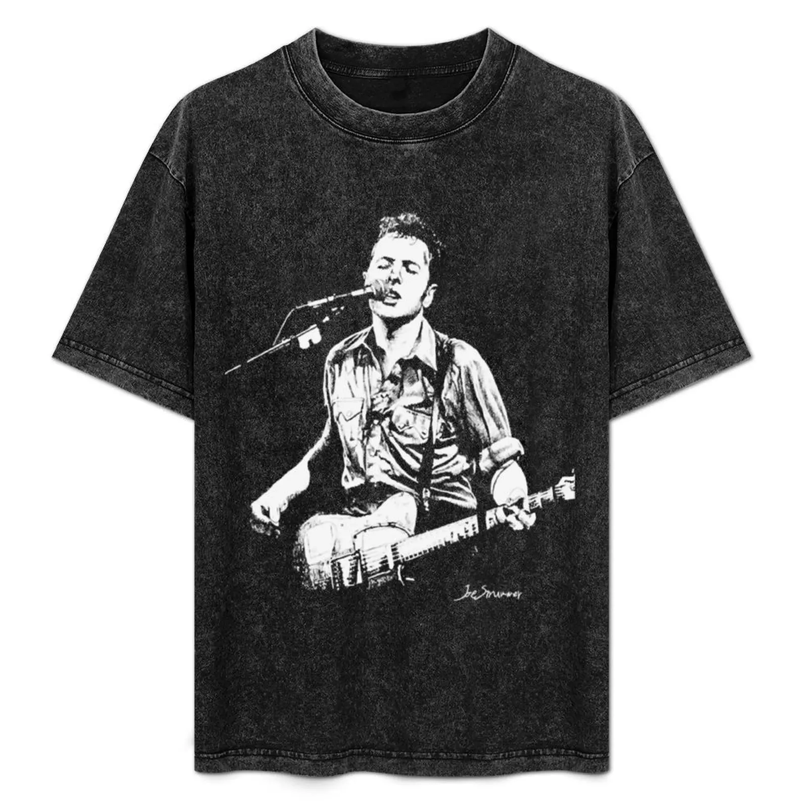 

Joe Strummer Classic Essential T-Shirt Basic Comfort Fit T-Shirt for Men