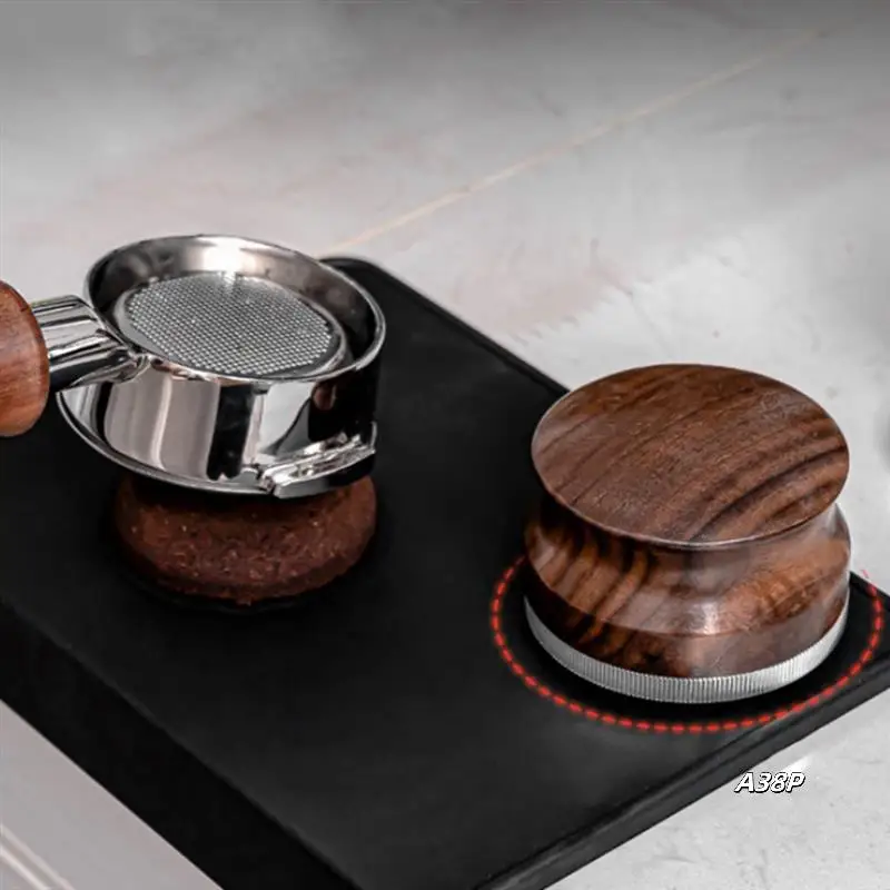 

1 PCS Silicone Coffee Tamper Mat Espresso Tamper Distributor Station As Shown Bar Home Barista Accessories,B
