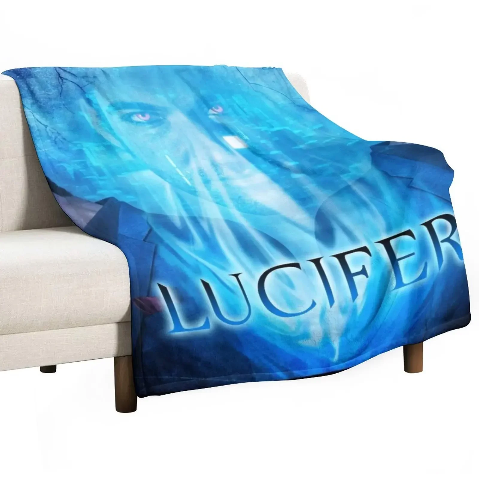 Lucifer Blue Design Throw Blanket Thermal Nap Luxury Brand For Baby Blankets