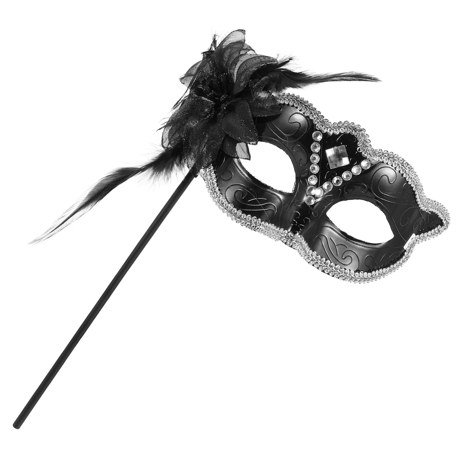 

Mask Handheld Masquerade Plastic Eye Costume Prom Party Masks Gras Ball Halloween Christmas Carnival Stage