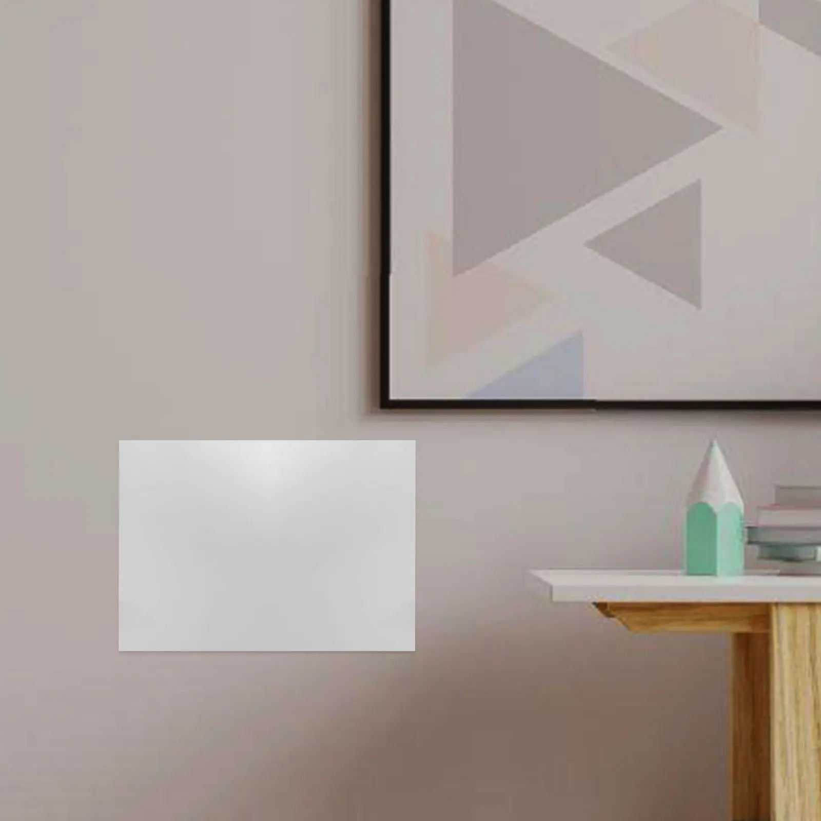 Clear Flexible Resin Plastic Mirror Sheet Adhesive for DIY Educational Kaleidoscope Nursery Corner Mirror Baby Safe Wall Sticker