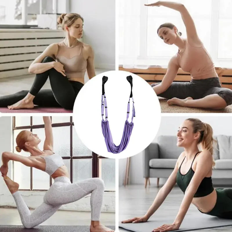 Air Yoga Sling for Home Use, Back Bending and Waist Training Device, Yoga Rope Handstand, Extension Strap, Tension Strap