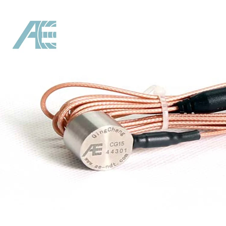 G150/1(CG15) broad width 60KHz-400KHz Waterproof AE Sensor for Acoustic Emission system