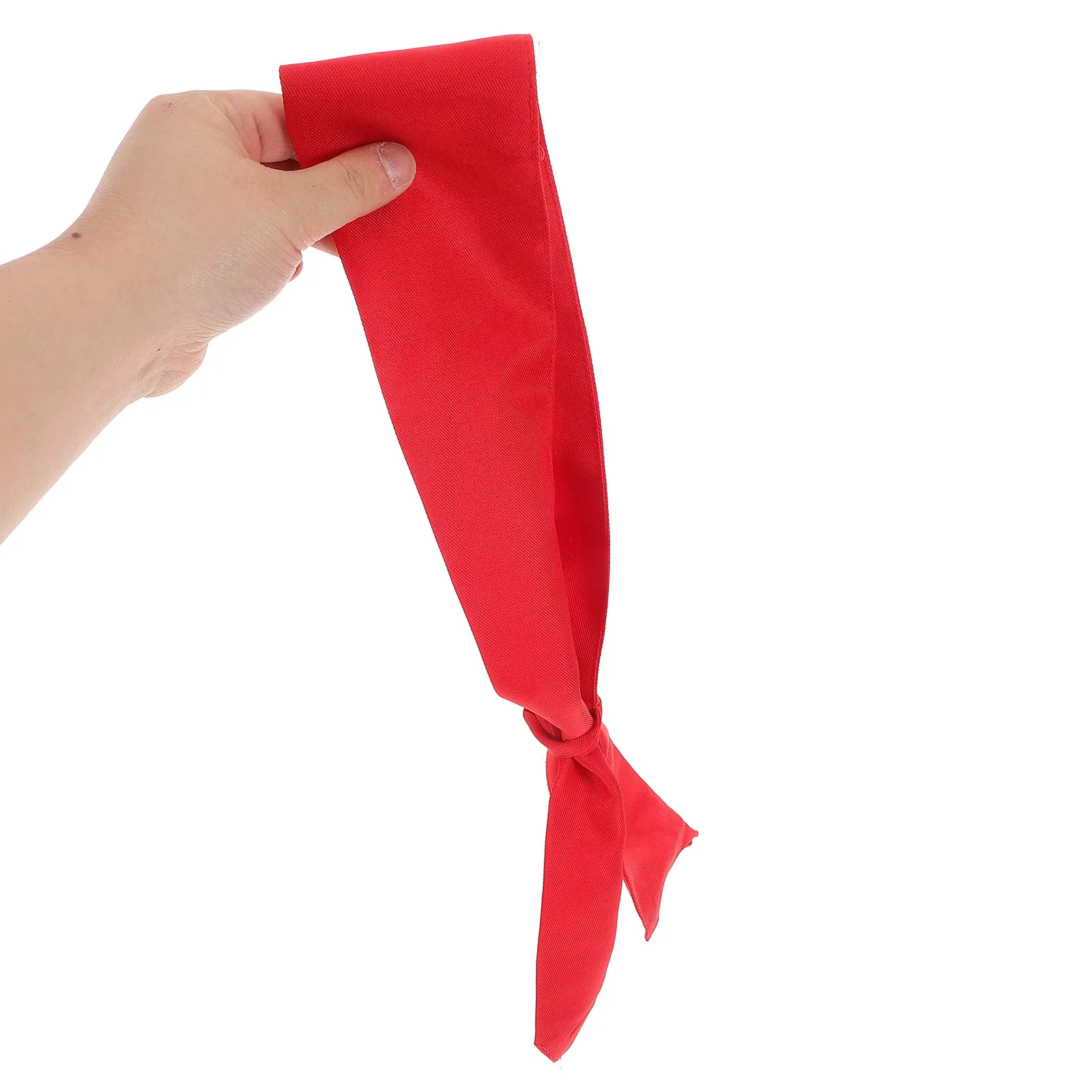 

Red Chef Scarf Cotton Breathable Comfortable Chef Neckerchief Tie for Kitchen Staff Restaurant Bbq Cooking Professional Culinary