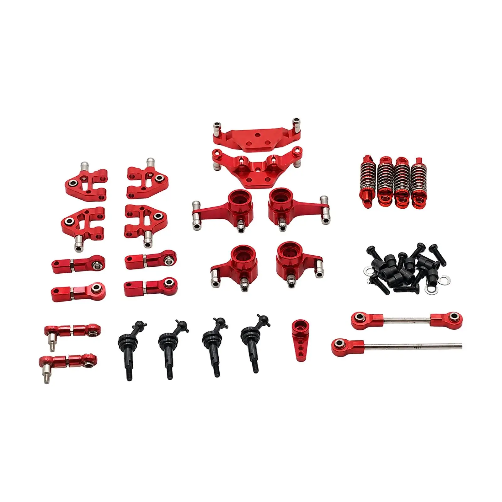 Replacement Parts Adjustable 1:28 RC Car Replacement Parts Assembly Machined Metal RC Car Component Set Precision Manufactured