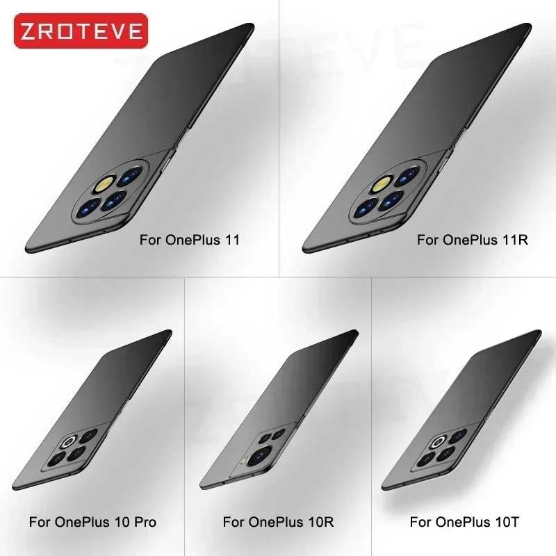 For OnePlus11 Case ZROTEVE Slim Hard PC Matte Cover For OnePlus 11 11R 12 12R 13 13R One Plus 10 Pro 10R 10T OnePlus13 5G Cases