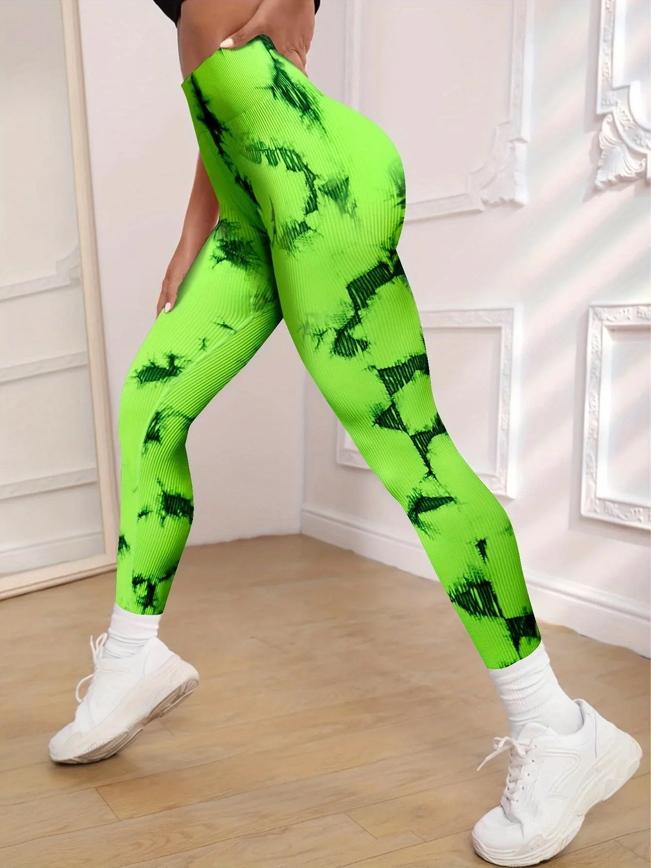 New Tie Dye Yoga Pants Women Sports Seamless Leggings High Waist Push Up Tights Fitness Workout Leggins Gym Clothing