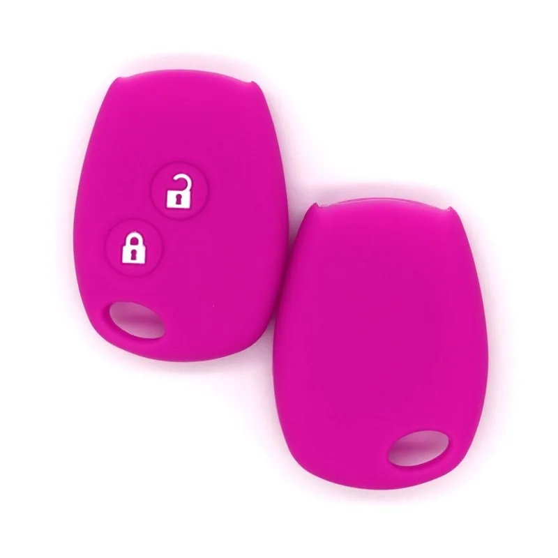 مناسبة لحافظة حماية مفتاح السيليكون المستقيمة ذات الزرين من رينو #2