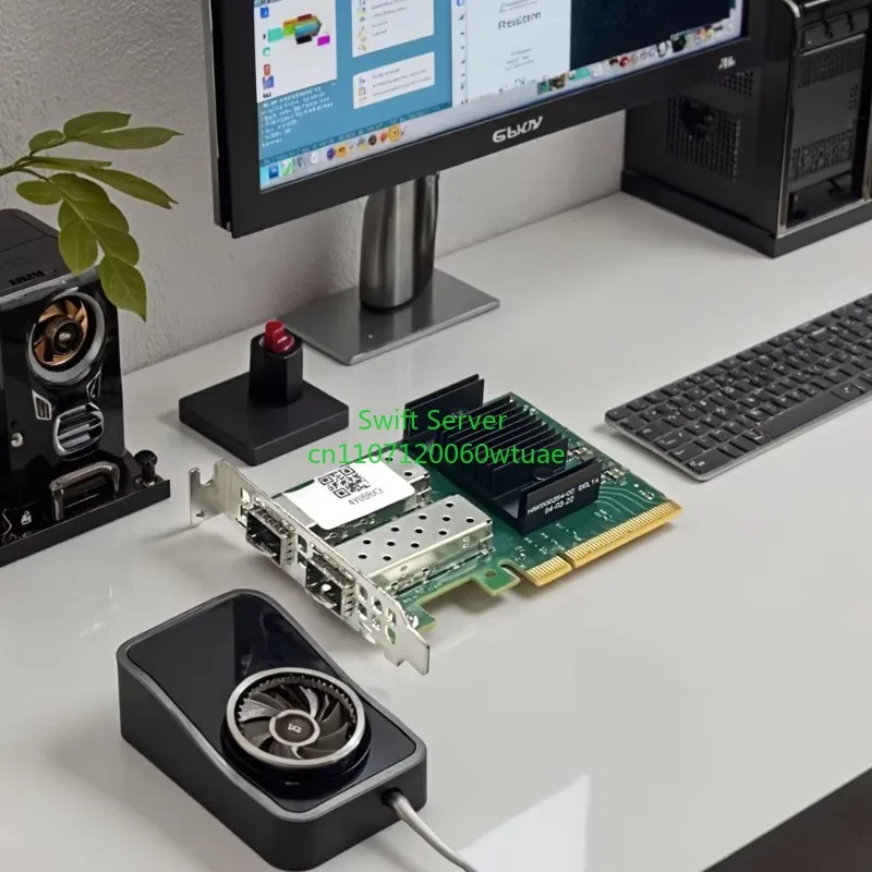 

MCX631102AS-ADAT Двухпортовый адаптер SFP28, сетевая карта Ethernet 10G 25G