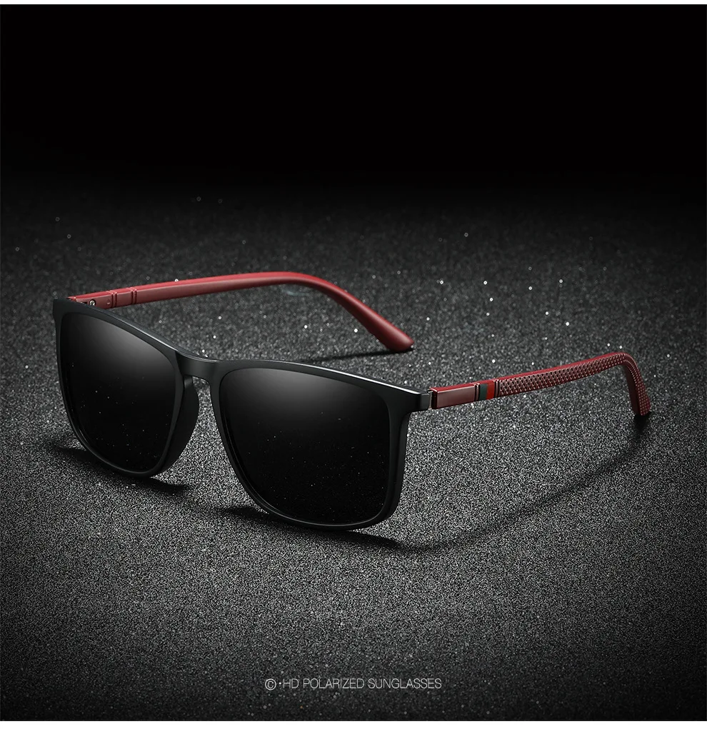 Polarisierte Sonnenbrille Herrenmode Luxusmarke Designer Sonnenbrille für Frauen Bunte Anti UV400 Drive Outdoor Sonnenbrille – Detail 4